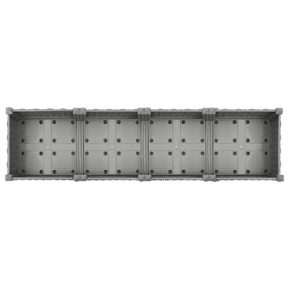 Hochbeet 160x40x71 cm Polypropylen