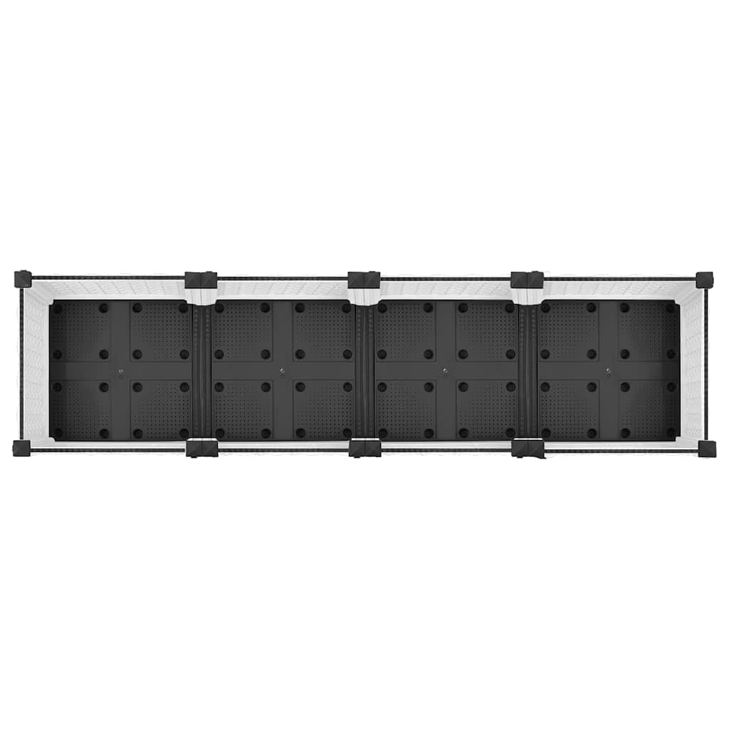 Hochbeet 160x40x23 cm Polypropylen