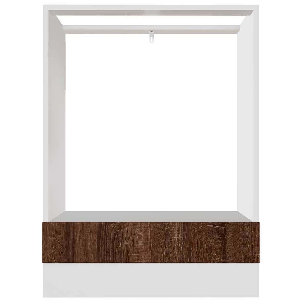 Herdumbauschrank Lyon Braun Eichen-Optik 60x46x81,5 cm Holzwerkstoff