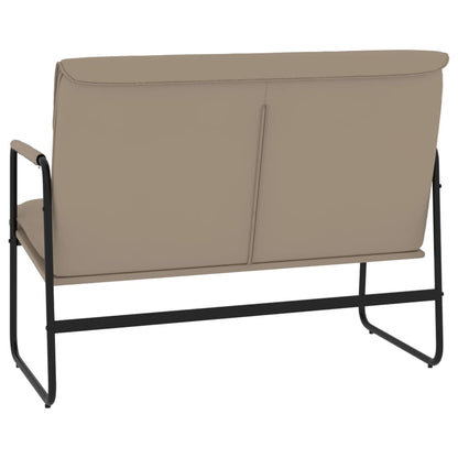 Sitzbank Cappuccino-Braun 100x64x80 cm Kunstleder
