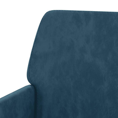 Sessel Blau 62x79x79 cm Samt