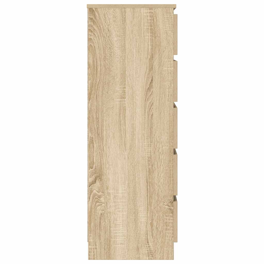 Schubladenschrank Sonoma-Eiche 60x36x103 cm Holzwerkstoff