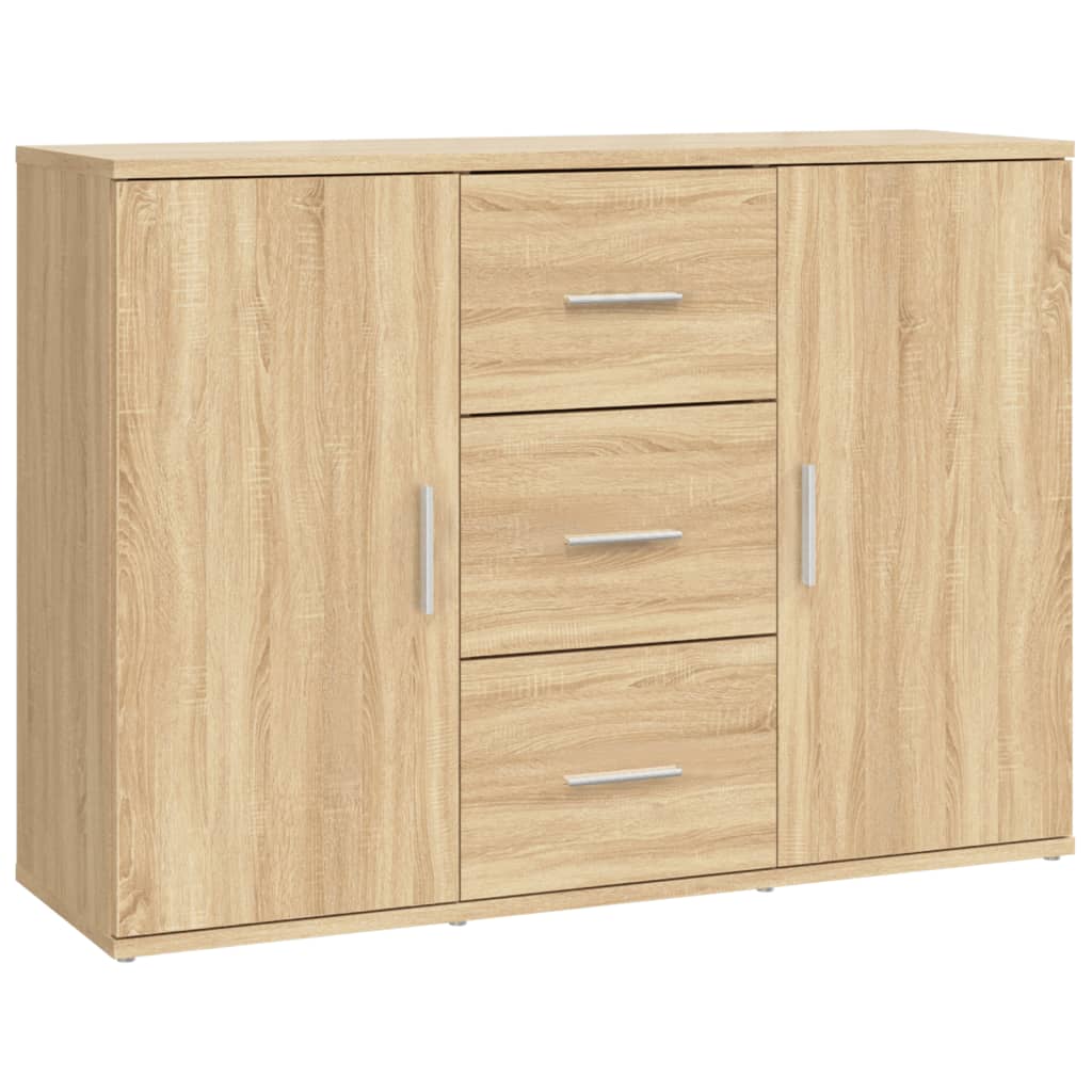 Sideboard Sonoma-Eiche 91x29,5x65 cm Holzwerkstoff