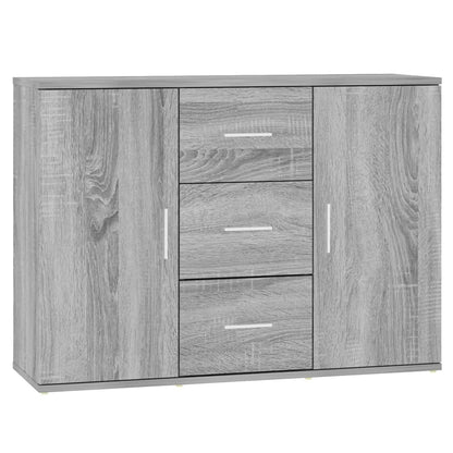 Sideboard Grau Sonoma 91x29,5x65 cm Holzwerkstoff