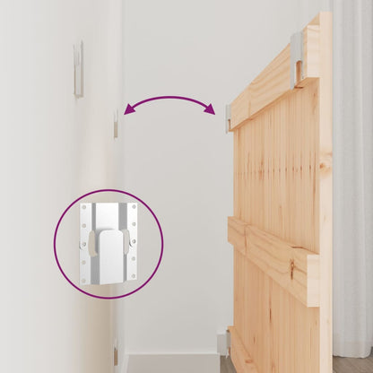 Wand-Kopfteil 108x3x60 cm Massivholz Kiefer