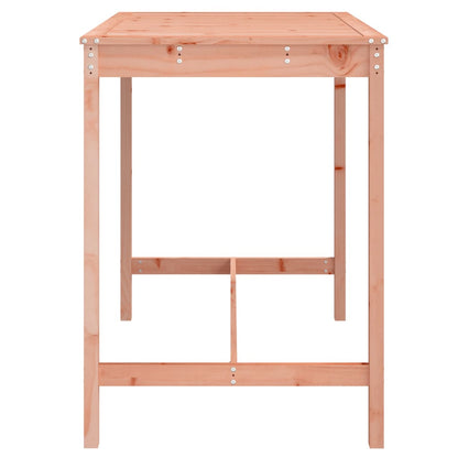 Gartentisch 121x82,5x110 cm Massivholz Douglasie