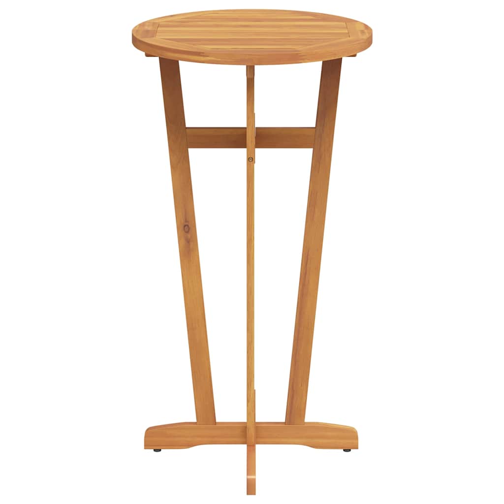 Garten-Bartisch Ø60x105 cm Massivholz Akazie