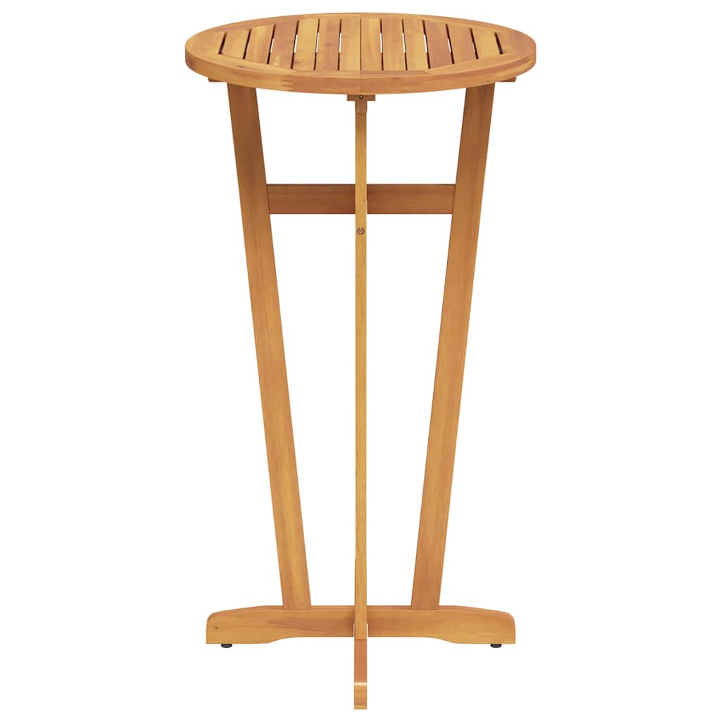 Garten-Bartisch Ø60x105 cm Massivholz Akazie