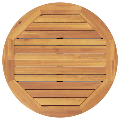 Garten-Bartisch Ø60x105 cm Massivholz Akazie