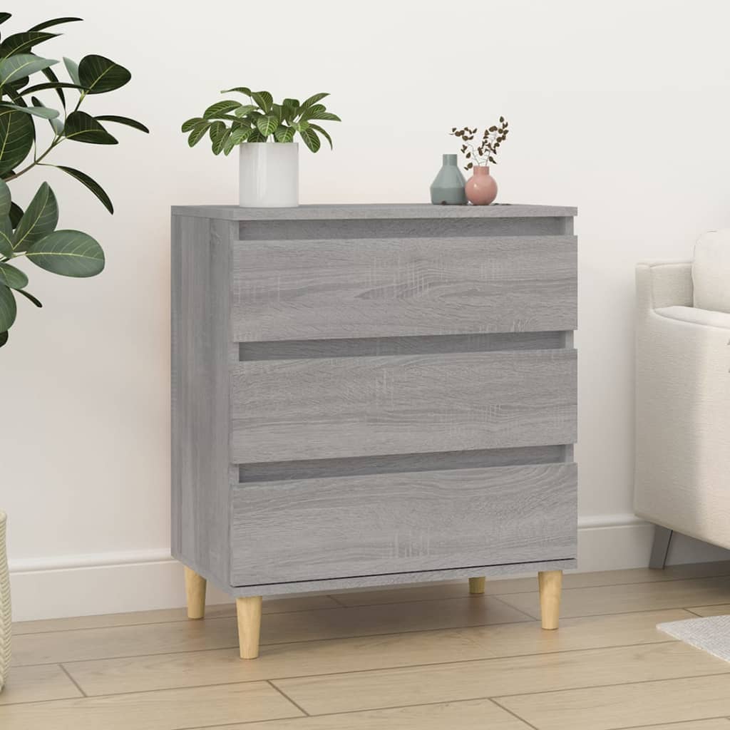 Sideboard Grau Sonoma 60x35x70 cm Holzwerkstoff