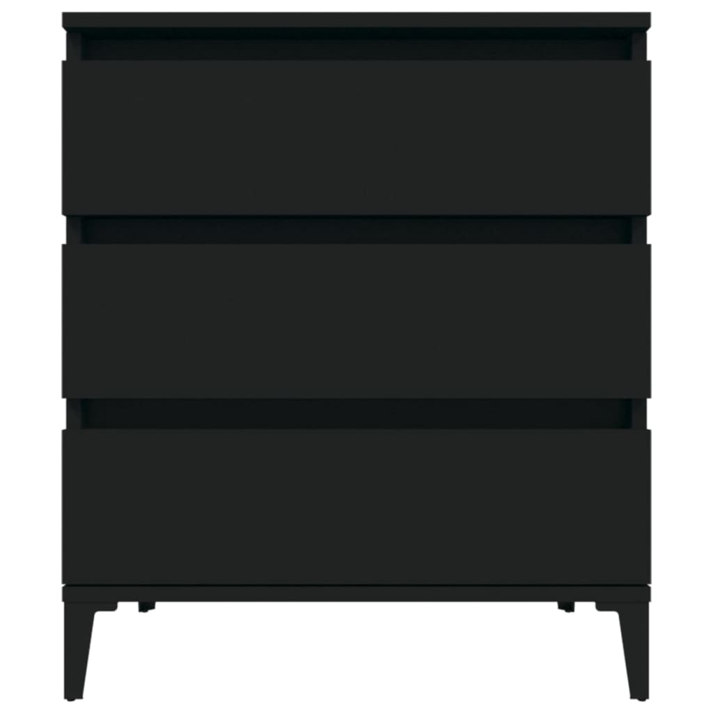 Sideboard Schwarz 60x35x70 cm Holzwerkstoff
