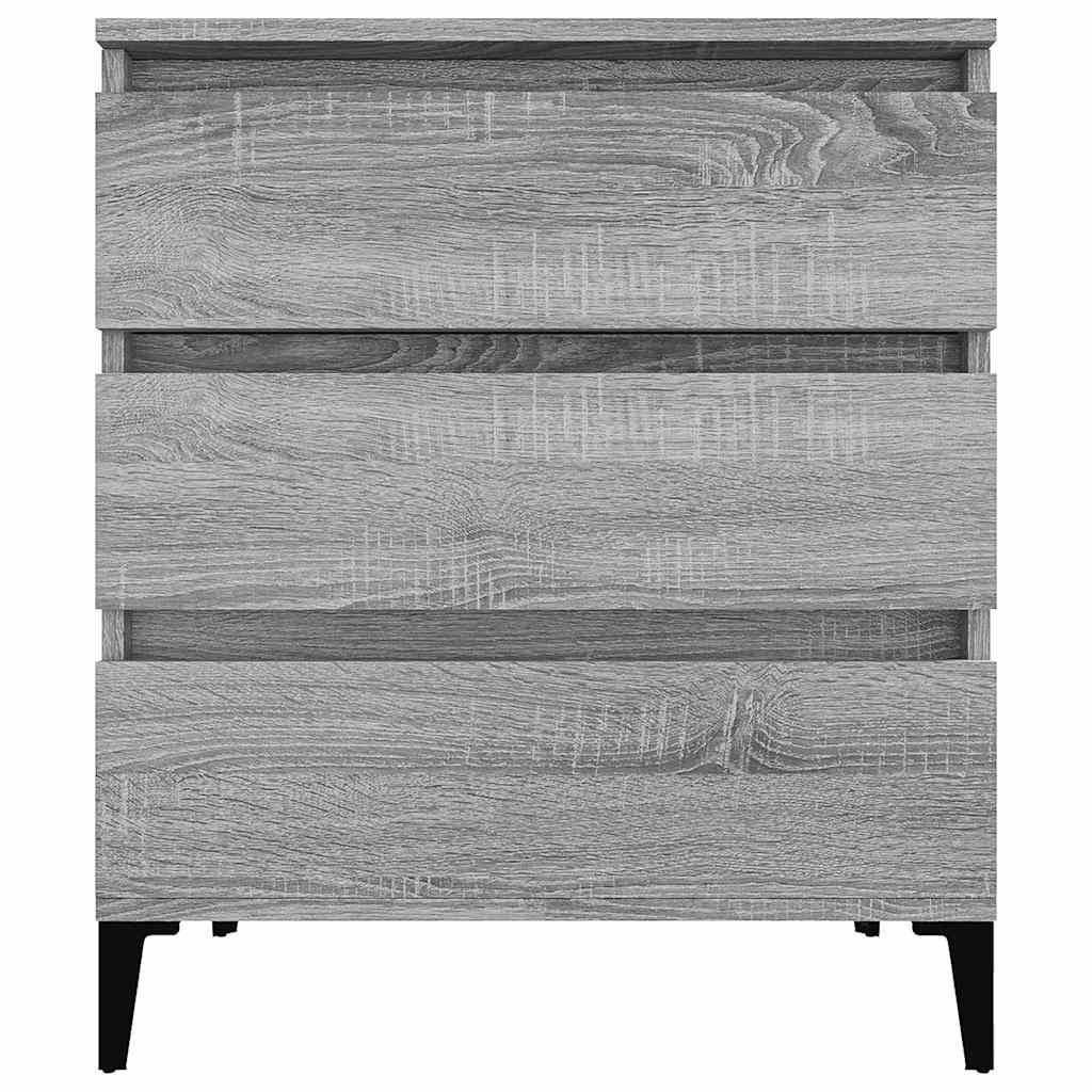 Sideboard Grau Sonoma 60x35x70 cm Holzwerkstoff