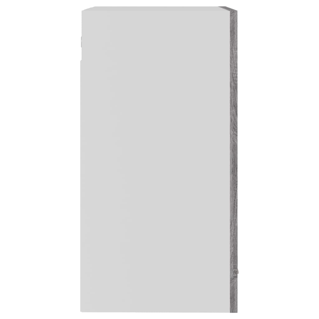 Hängeschrank Lyon Glas Grau Sonoma 40x31x60 cm Holzwerkstoff