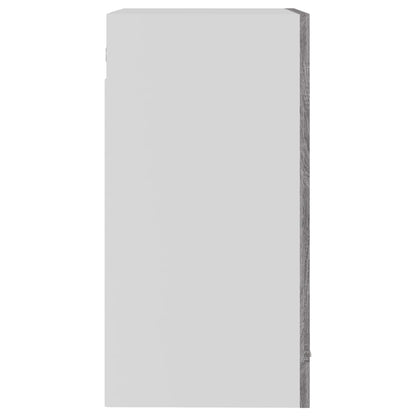 Hängeschrank Lyon Glas Grau Sonoma 40x31x60 cm Holzwerkstoff