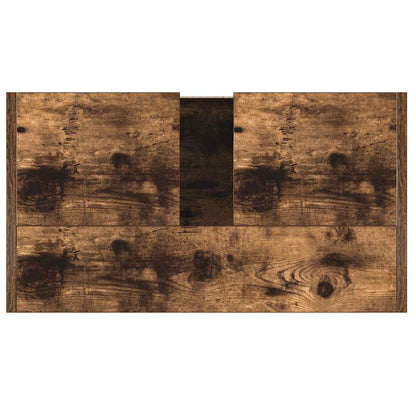 Badschrank Räuchereiche 60x33x61 cm Holzwerkstoff