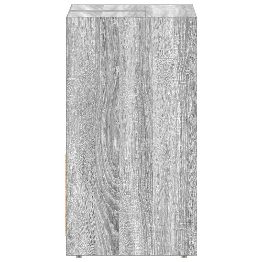 Badschrank Grau Sonoma 60x33x61 cm Holzwerkstoff