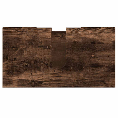 Badschrank Räuchereiche 60x32x53,5 cm Holzwerkstoff