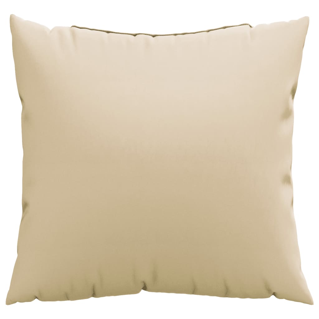 Sofakissen 4 Stk. Beige 40x40 cm Stoff