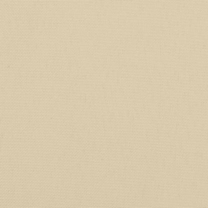 Palettenkissen Beige 50x50x12 cm Stoff