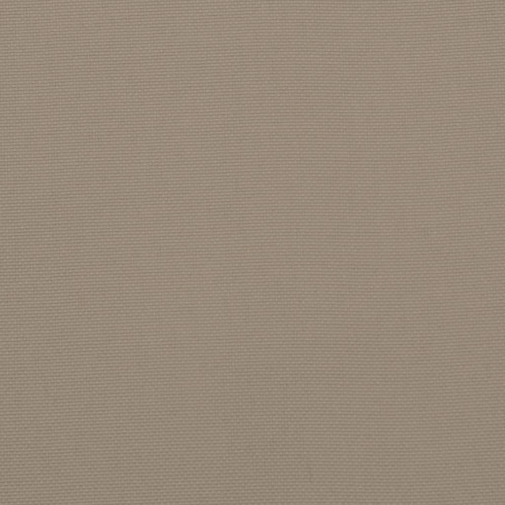 Palettenkissen Taupe 80x80x12 cm Stoff