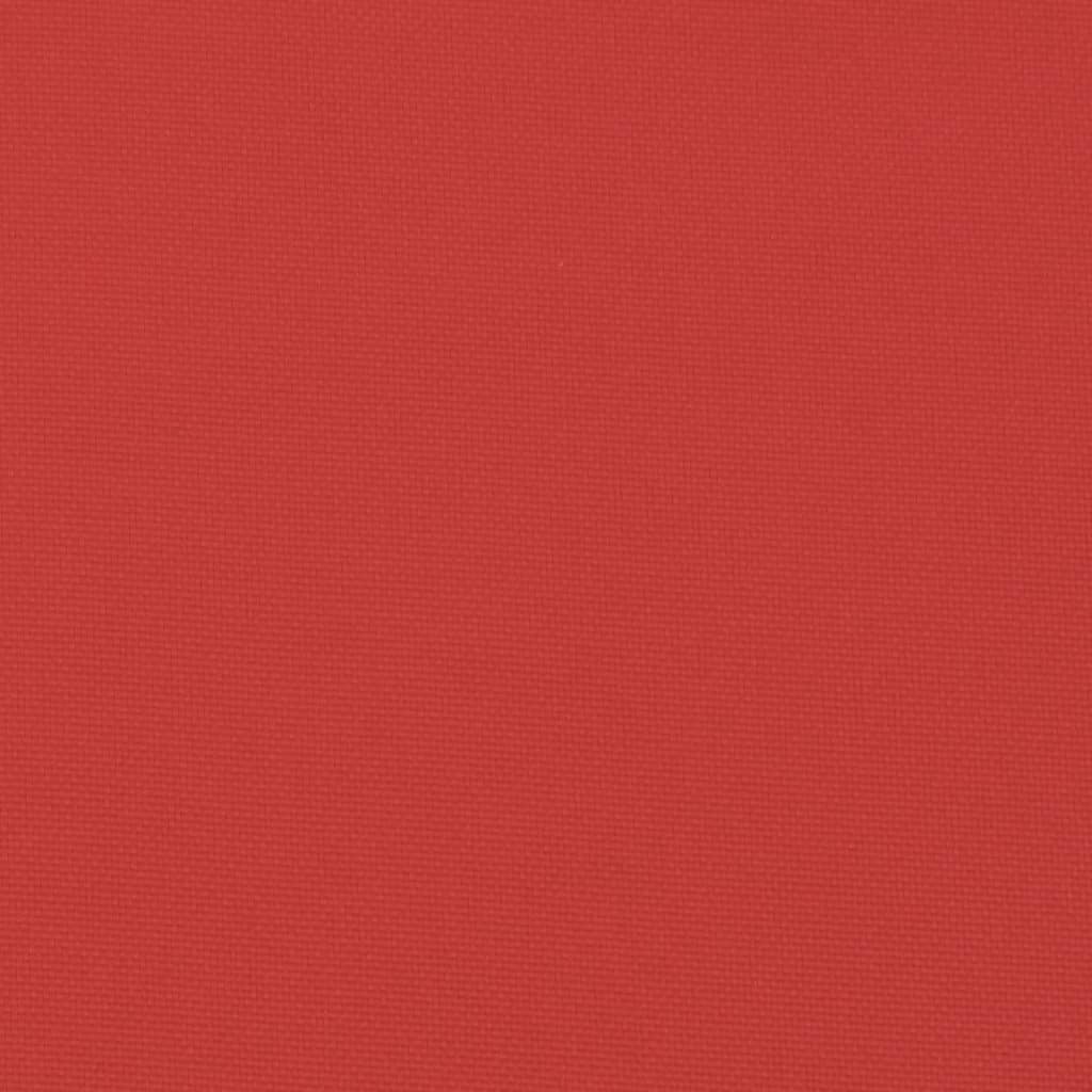Palettenkissen Rot 120x80x12 cm Stoff