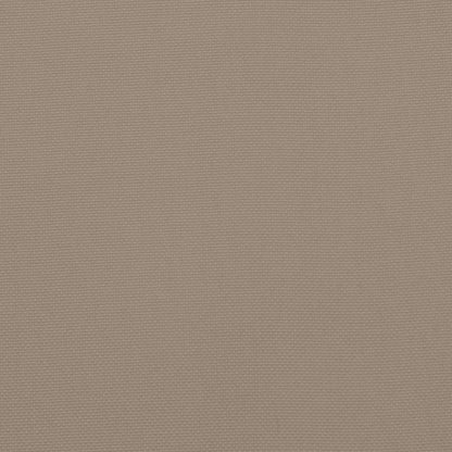 Palettenkissen Taupe 120x40x12 cm Stoff