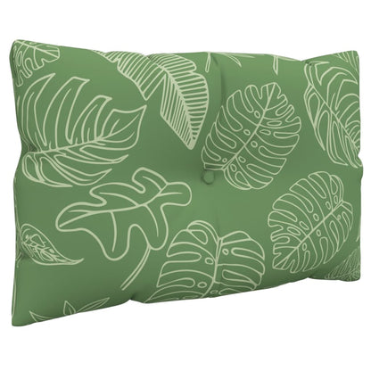 Palettenkissen 2 Stk. Blattmuster Oxford-Gewebe