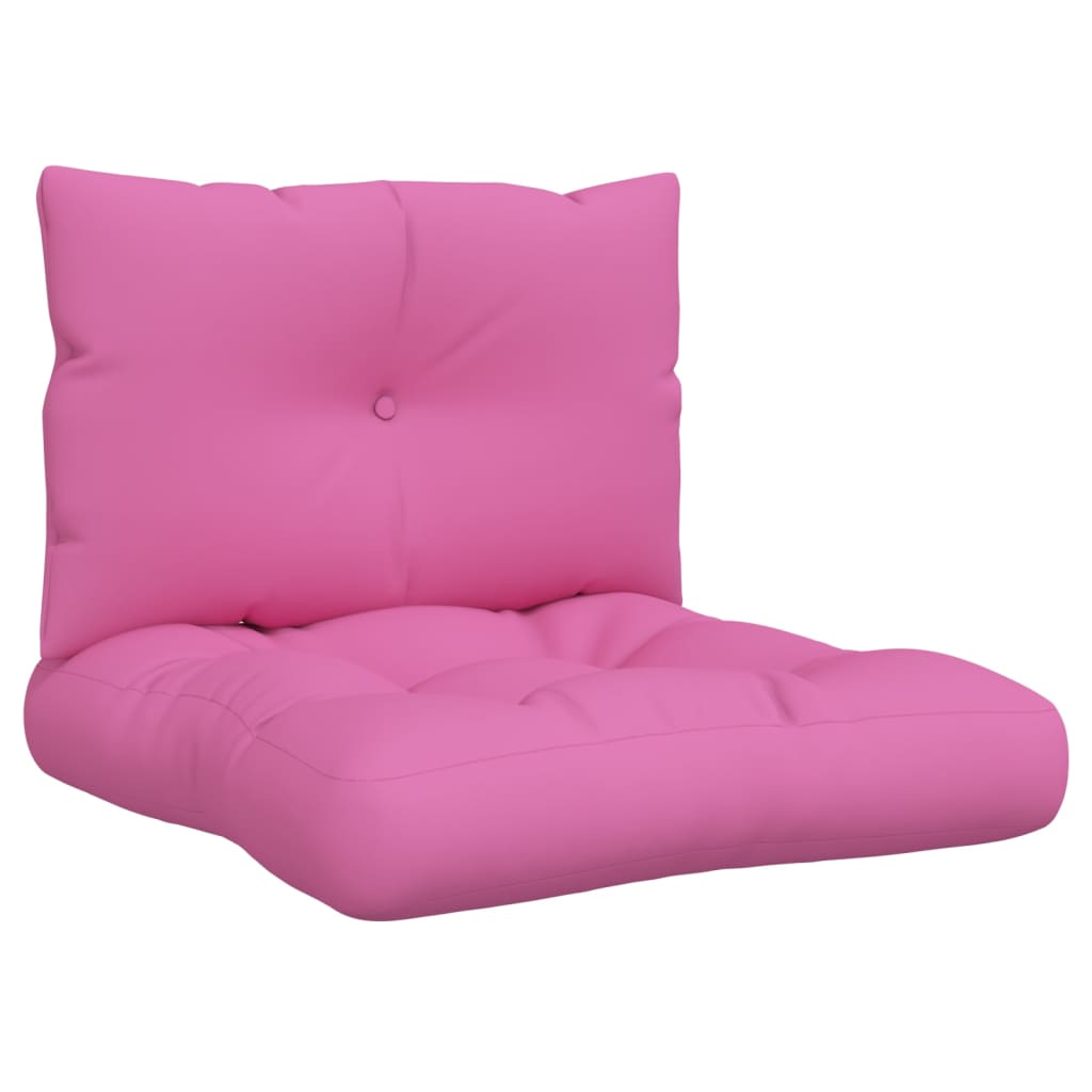 Palettenkissen 2 Stk. Rosa Oxford-Gewebe