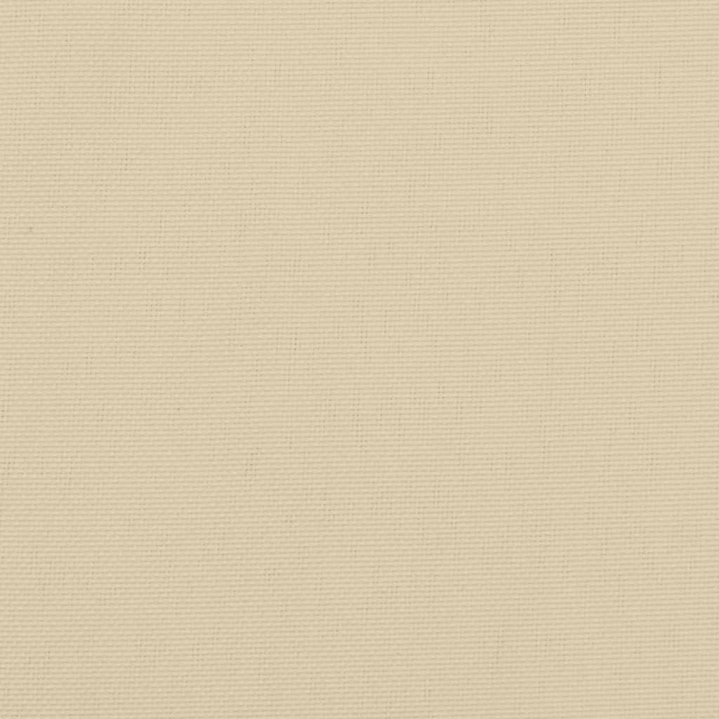 Palettenkissen 3-tlg. Beige Stoff