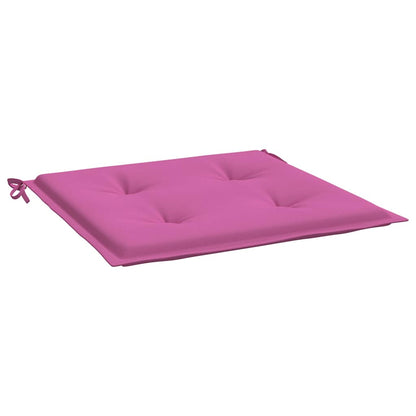 Gartenstuhl-Kissen 2 Stk. Rosa 50x50x4 cm Stoff