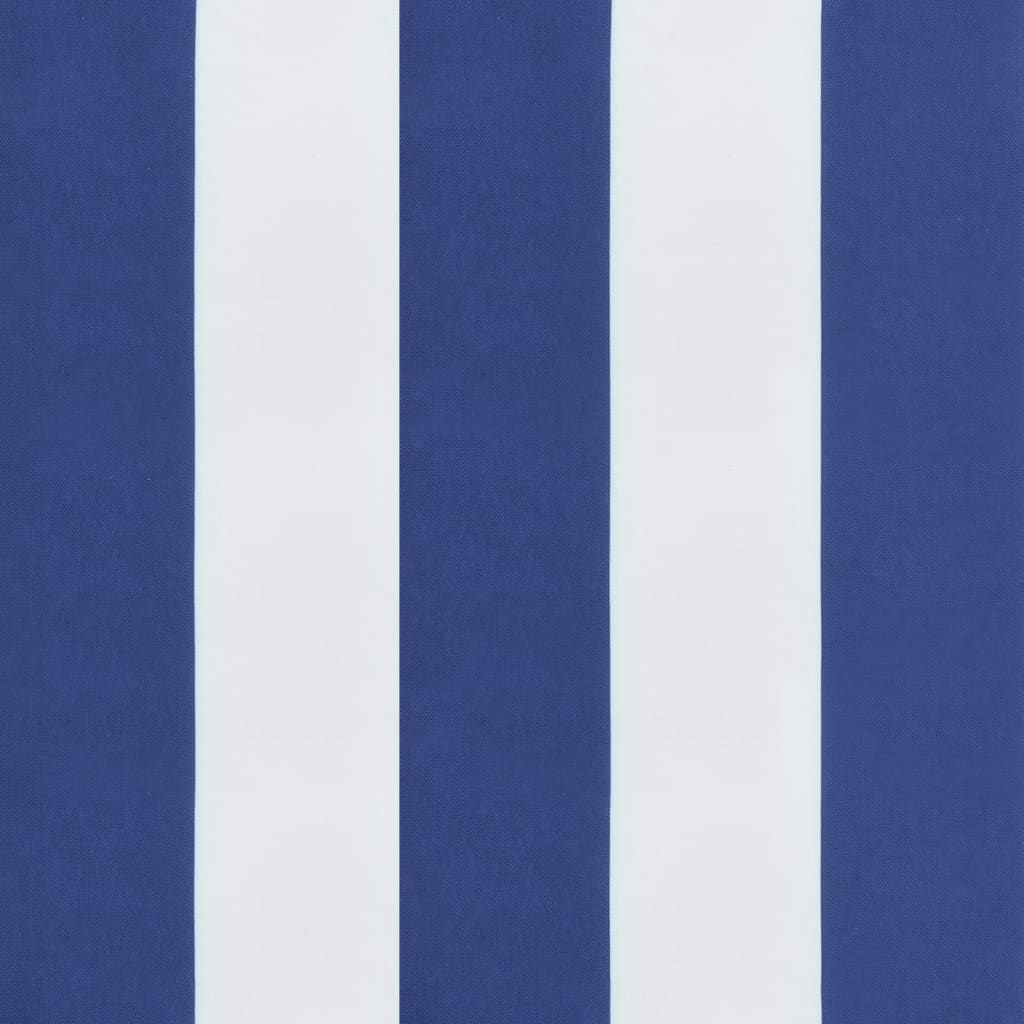 Gartenbank-Auflage Blau & Weiß Gestreift 150x50x7 cm