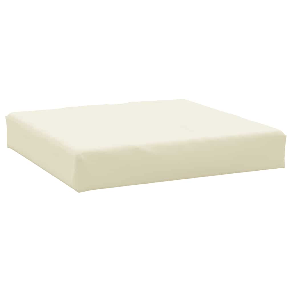 Palettenkissen Creme 60x60x9,5 cm Oxford-Gewebe