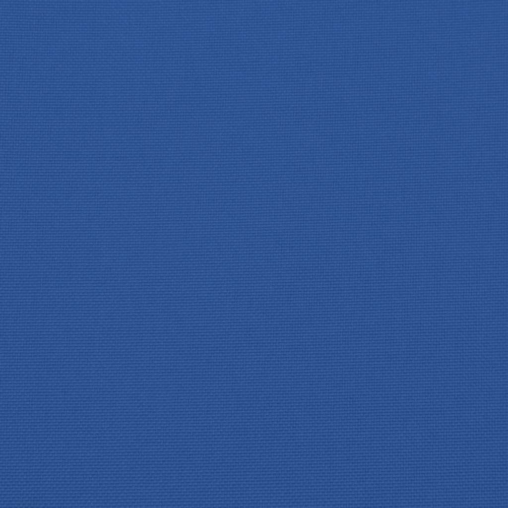 Hochlehner-Auflagen 4 Stk. Königsblau Oxford-Gewebe