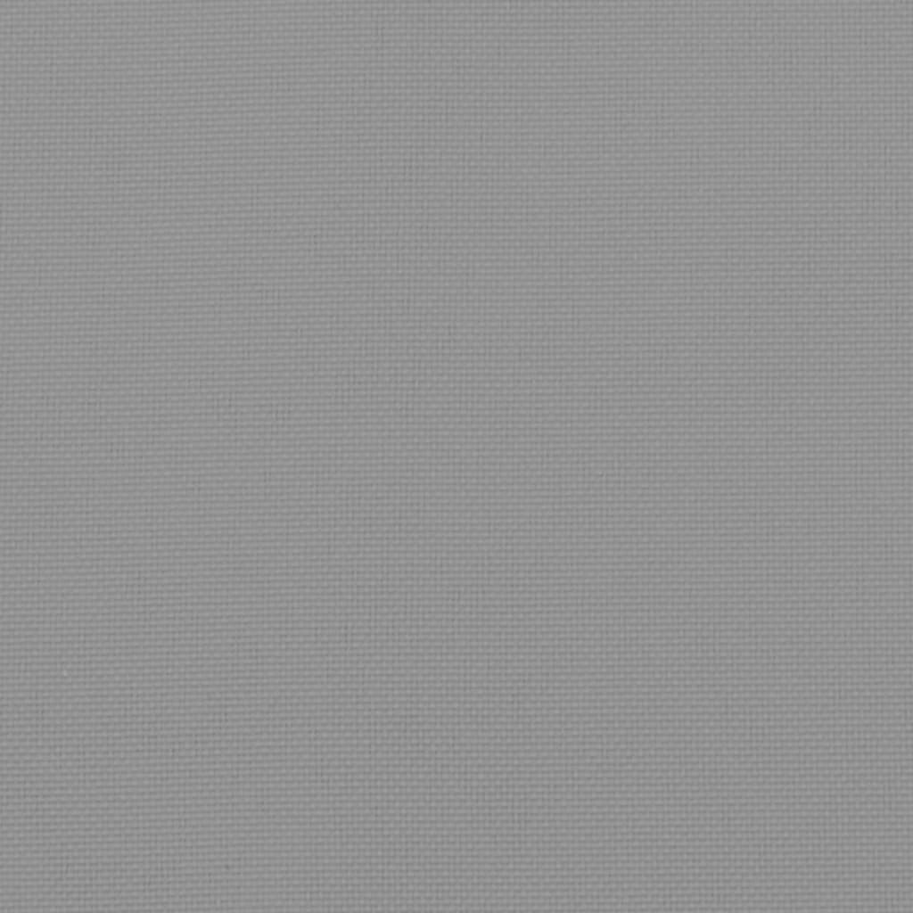 Kissen Rund Grau Ø 60 x 11 cm Oxford-Gewebe