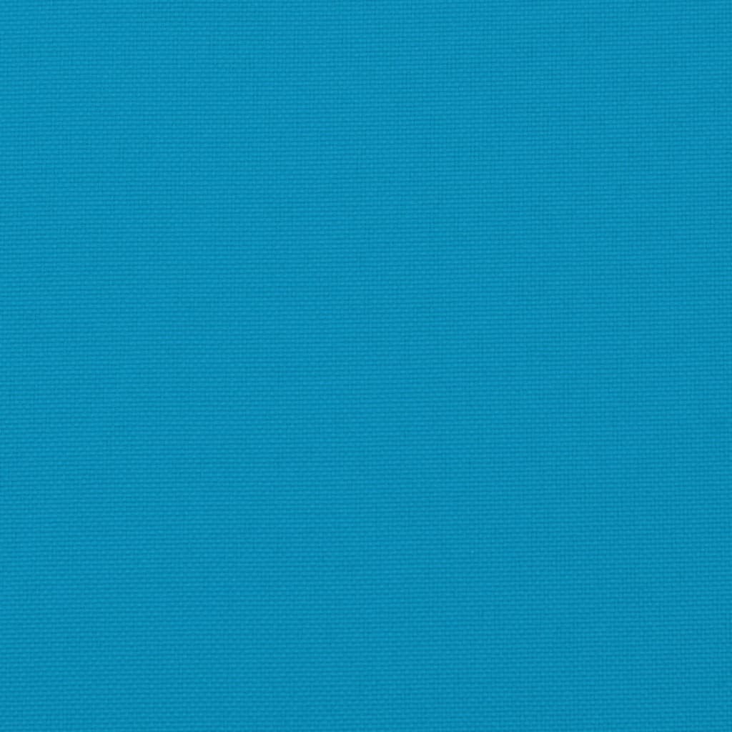 Kissen Rund Hellblau Ø 60x11 cm Oxford-Gewebe