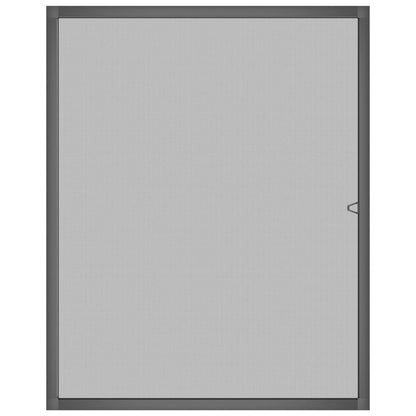 Insektenschutz für Fenster Anthrazit 80x100 cm