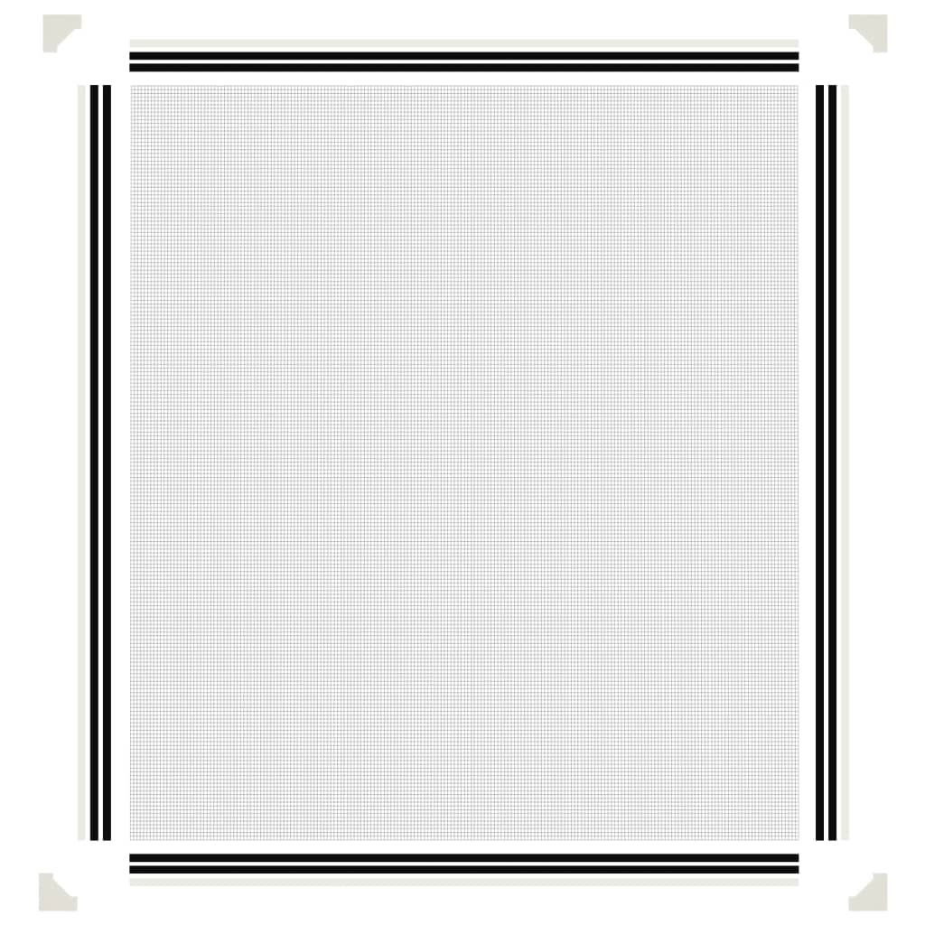 Magnet-Insektenschutz für Fenster Weiß 130x150 cm