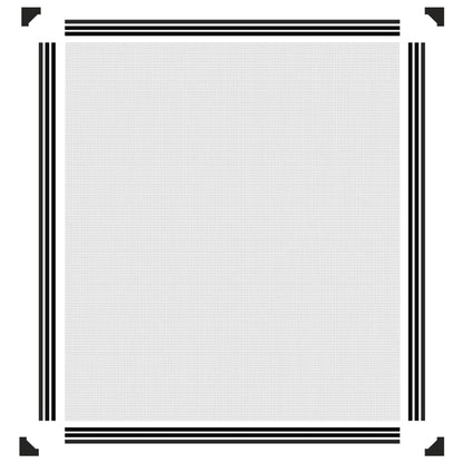 Magnet-Insektenschutz für Fenster Anthrazit 130x150 cm