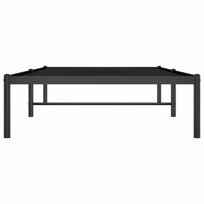 Bettgestell Metall Schwarz 90x190 cm