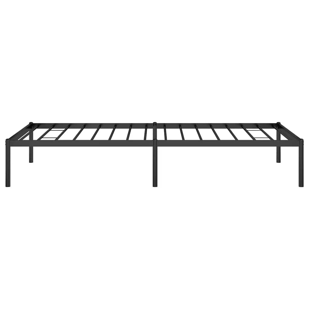 Bettgestell Metall Schwarz 90x190 cm