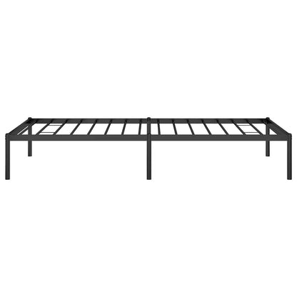 Bettgestell Metall Schwarz 90x190 cm