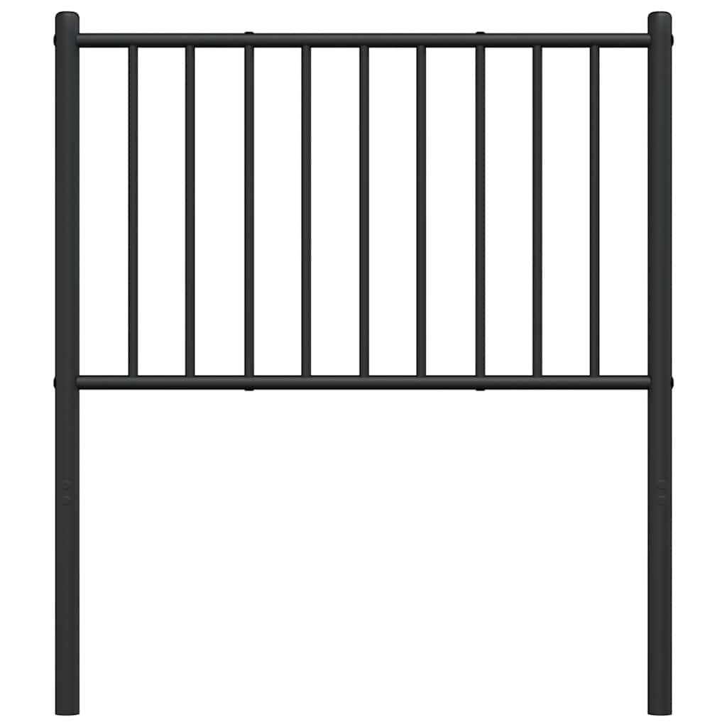 Ersatz-Kopfteil Metall Schwarz 75 cm