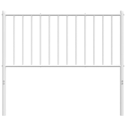 Ersatz-Kopfteil Metall Weiß 100 cm