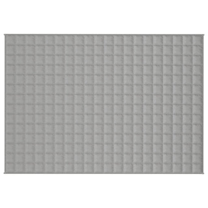 Gewichtsdecke Grau 137x200 cm 6 kg Stoff
