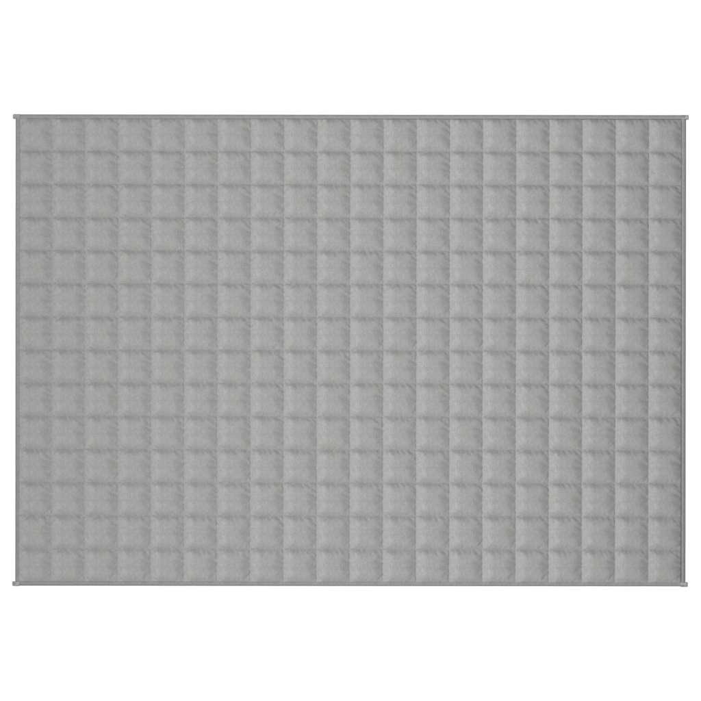 Gewichtsdecke Grau 140x200 cm 10 kg Stoff