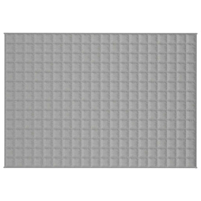 Gewichtsdecke Grau 140x200 cm 10 kg Stoff