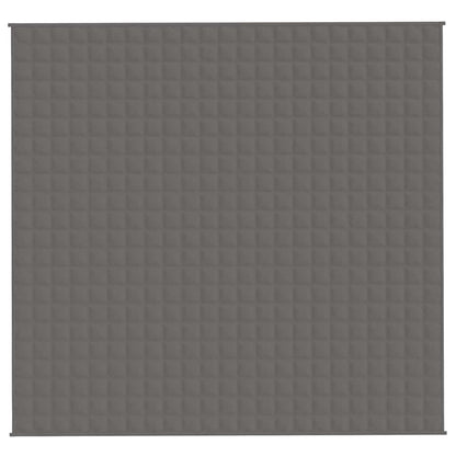 Gewichtsdecke Grau 220x240 cm 11 kg Stoff
