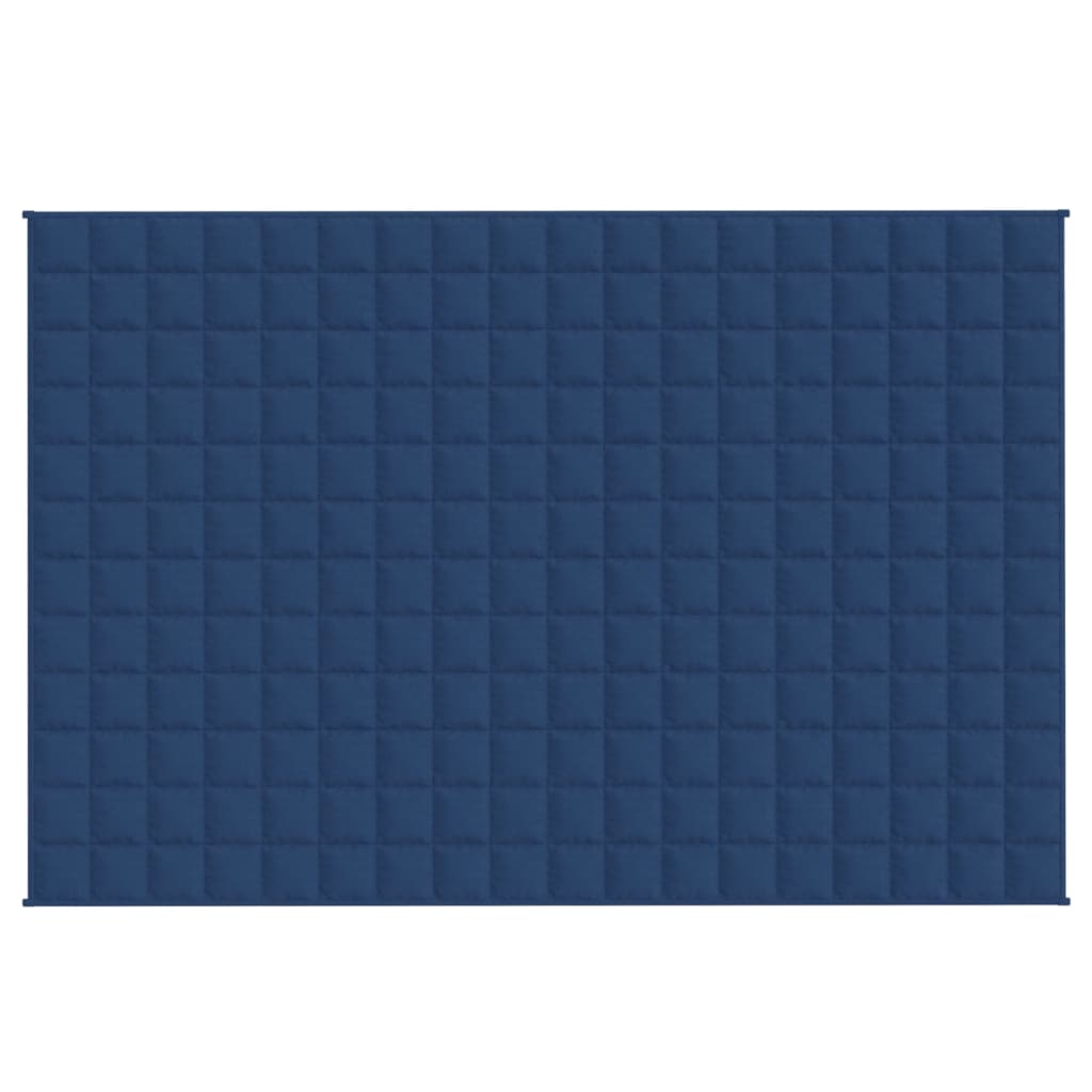 Gewichtsdecke Blau 122x183 cm 9 kg Stoff