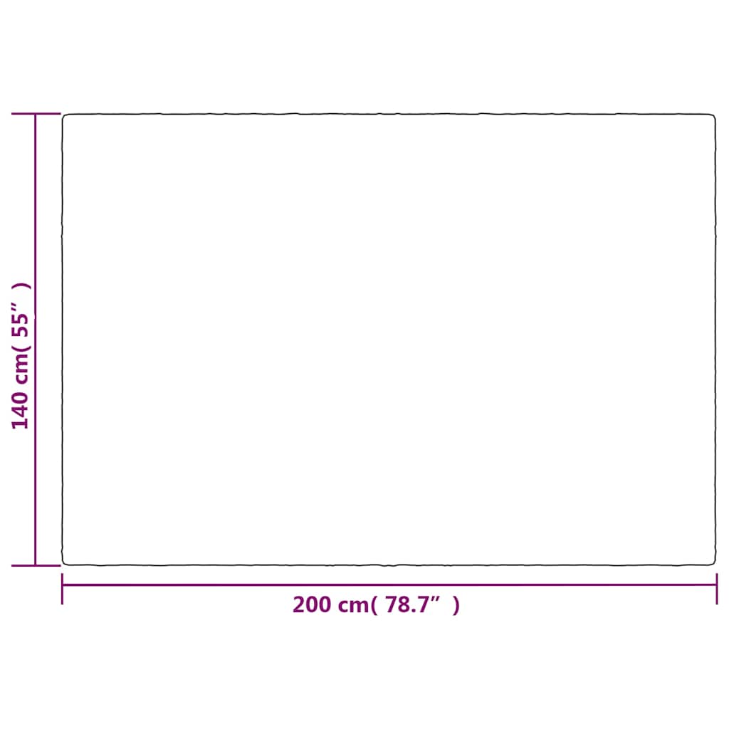 Gewichtsdecke mit Bezug Grau 140x200 cm 10 kg Stoff