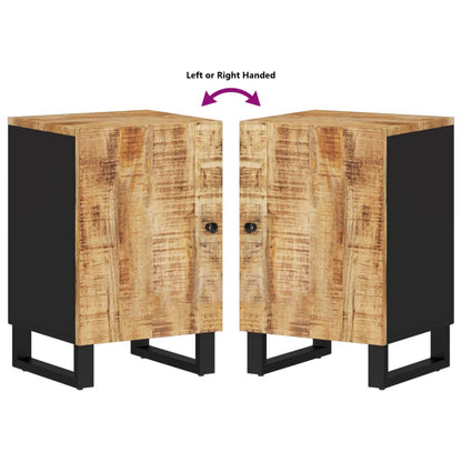 Badschrank 38x33x58 cm Massivholz Mango